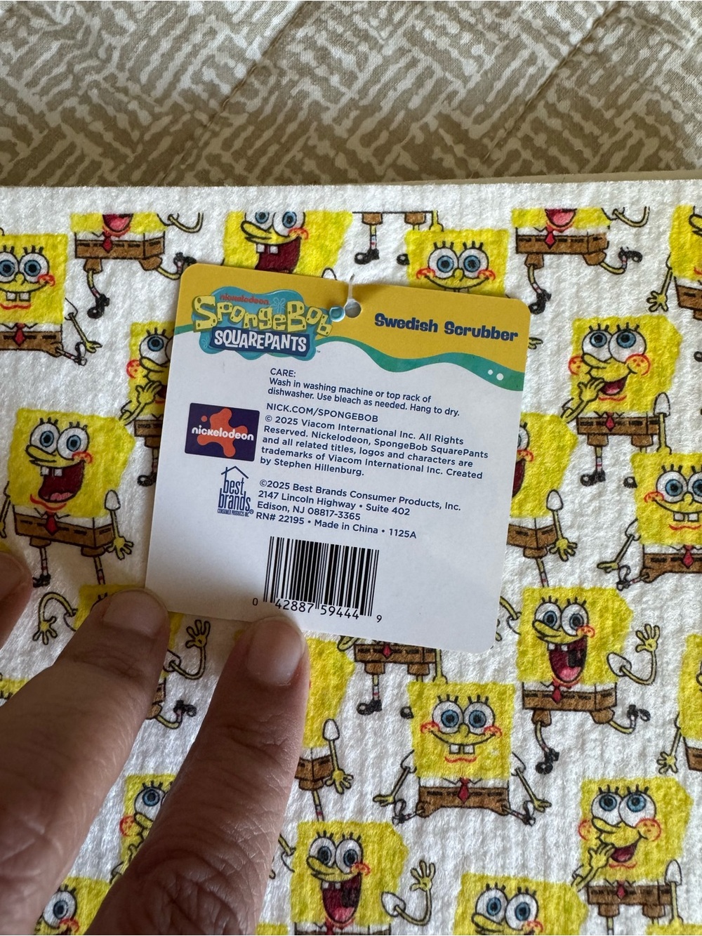 SpongeBob SquarePants Swedish Towels - Set of Four - Picture 4 of 4
